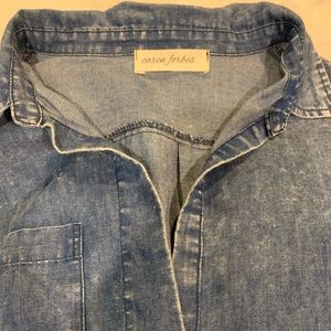 JEANS TUNIC DRESS by designer Caren Forbes